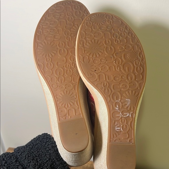 Ugg Pink Solena Wedge Sandals, Women’s 11 - Picture 6 of 6